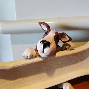 Cute Puppy Dog Bone Shaped Pencil Trinket Tray by Figi Tickle My Bones